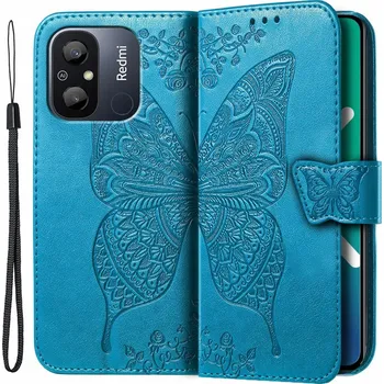 Pouzdro na mobilní telefon Flipové pouzdro XGSM pro Xiaomi Redmi 12C, modré