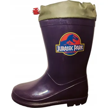 Dívčí holínky Holínky dětské Jurský park se stahovací šňůrkou, velikost 29