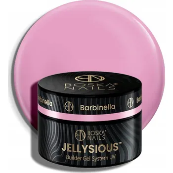 Lak na nehty Růžový Stavební gel na nehty želé Barbinella Boska Nails 50 ml