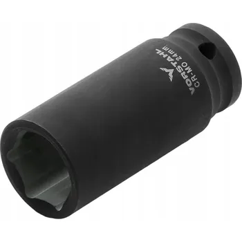 Klíč Nástrčný klíč rázový 1/2" šestihranný prodloužený CrMo STEEL 17mm Vorstahl