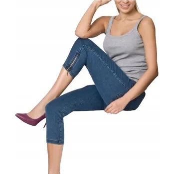 Dámské legíny FITNESS LEGÍNY DŽÍNOVÉ LEGÍNY T-955 S