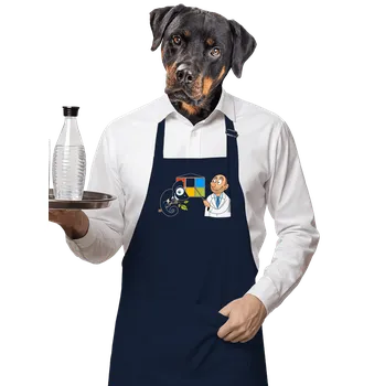 Kuchyňská zástěra Bastard Chameleon u lékaře zástěra Navy