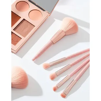 Kosmetický štětec Sinsay - Sada štětců na make-up 6 pack - pastelová růžová - 880GO-03X - 880GO-03X-ONE