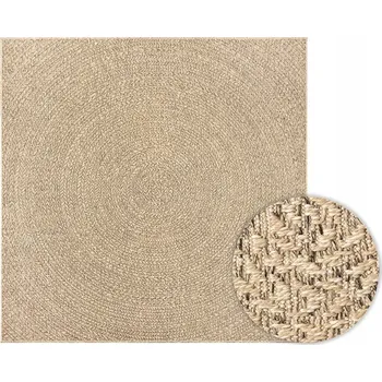 Koberec Koberec zahradní ZIZUR 200 x 200 cm, barva: vzhled juty, 100% PP (polypropylen)