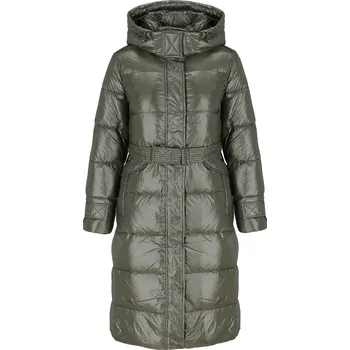 Perso BLH 220019 FX khaki XL Dámský kabát Perso BLH 220019 FX khaki XL