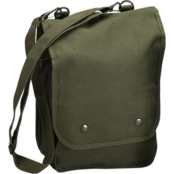 Taška přes rameno MAP CASE ZELENÁ