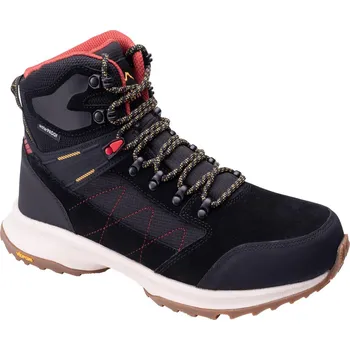 Sport ELBRUS Pánské semišové turistické boty Darda Mid Cut ČERNÁ