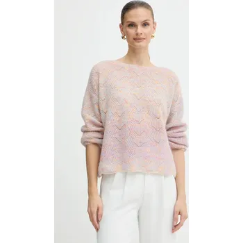 Dámský svetr Svetr s příměsí vlny Marella Emme by Marella 2525366282200 růžová 03X, vel. XL