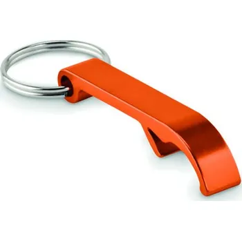 Otvírák Recyklovaná hliníková klíčenka Ovikey - Oranžová