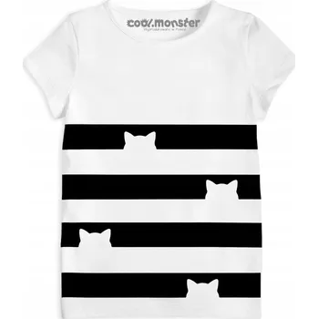 COOL.MONSTER dětské tričko bílé bavlna velikost 104