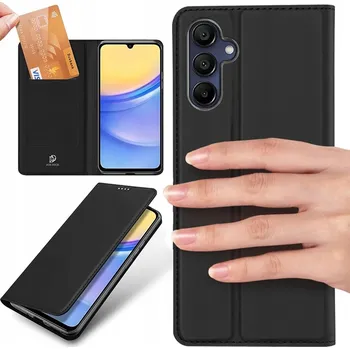 Pouzdro na mobilní telefon Flipové pouzdro Dux Ducis pro Samsung Galaxy A16, černé