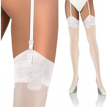 Dámské punčochy Sesto Senso dámské punčochy k podvazkovému pásu, polomatné, 20 DEN, velikost 3/4