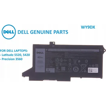 Baterie k notebooku Originální baterie Dell 42Wh 3článková WY9DX M3KCN