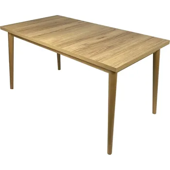 Jídelní stůl 150x80+40 BERGEN Laminát Obdélník Nohy Kulaté