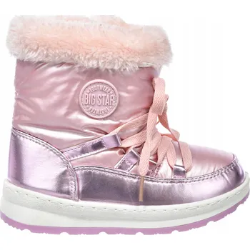 Dívčí zimní obuv BIG STAR SNĚHULE DĚTSKÉ ZIMNÍ BOTY KOZAČKY ZATEPLENÉ OO374064 31