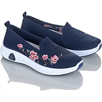 Dámské pantofle Obuv Květinový úponek námořnická modrá 37