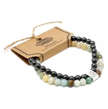 Náramek Magnetický náramek s kameny - Amazonit