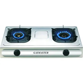 Turistický vařič Přenosný turistický plynový vařič se 2 hořáky Gasmaster 2-03SRBP