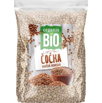Luštěnina Organis Čočka hnědá horská BIO 500 g