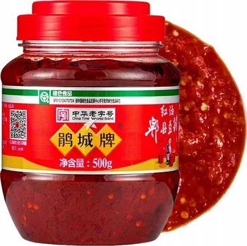 Omáčka Čínská pasta omáčka z fazolí a chilli v oleji Juancheng Doubanjiang 500g PIXIAN