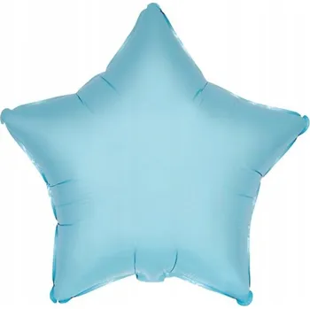Balónek Pastelově Modrá Hvězda 18" - 45 cm Flex /BALENÍ