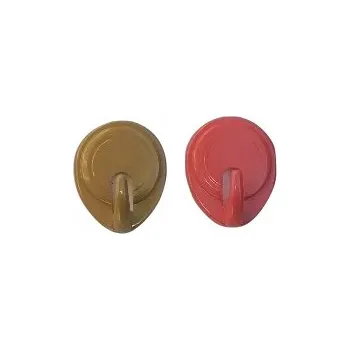 Věšák Samolepicí háček Jut béžový, modrý, růžový, šedý, zelený, žlutý