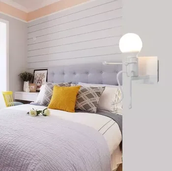 Nástěnné svítidlo nástěnné svítidlo loft bílé, typ viii