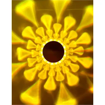 Lampička Křišťálová LED stolní lampa s RGB podsvícením