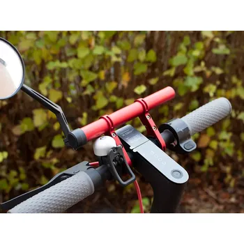 Příslušenství pro elektrokoloběžku Prodlužovací nástavec na řídítka pro koloběžku xiaomi m365/pro – červený