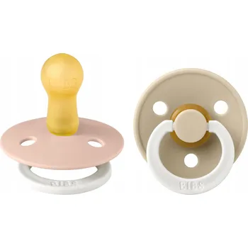 dudlíky Kulatý gumový Dudlík Bibs 6 měsíců +