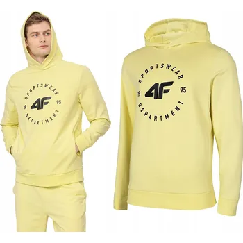 Pánská mikina 4F PÁNSKÁ MIKINA DRESOWA BLM018 S KAPUCÍ 3XL