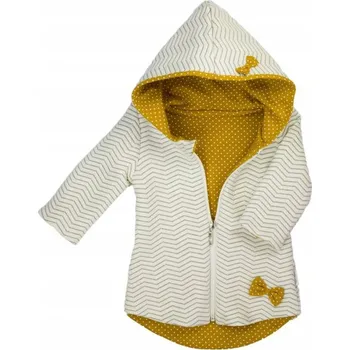 Dívčí bunda Prošívaná bunda s puntíky pro holčičku Nicol, vel. 68