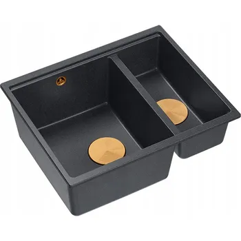 Granitový dřez Dřez jednopůlkomorový Quadron LOGAN 150 granit černý