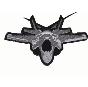 Nášivka Fostex Garments Nášivka s letadlem F-35 Lightning šedá/černá