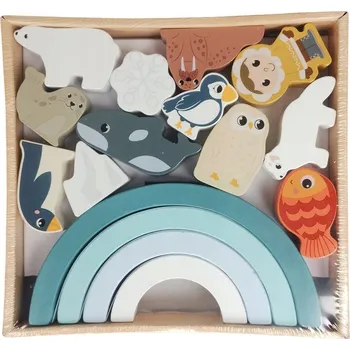 ostatní stavebnice Dřevěné stavebnice pro děti MINI MATTERS 16 dílků - MOTÝLEK