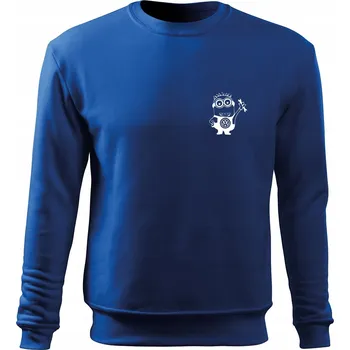 Pánská mikina Mikina bez kapuce D699 HÁZENÁŘ modrá vel XS