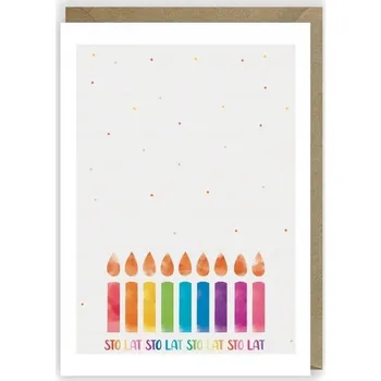 Přání k narozeninám 10,5 x 15 cm