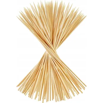 Příslušenství pro gril ŠPEJLE NA ŠPÍZY DŘEVĚNÉ TYČINKY NA GRILOVÁNÍ SADA 30 CM 100 KS