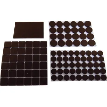Podložka pod nábytek Filcové podložky, různé odstíny hnědé, 106 ks