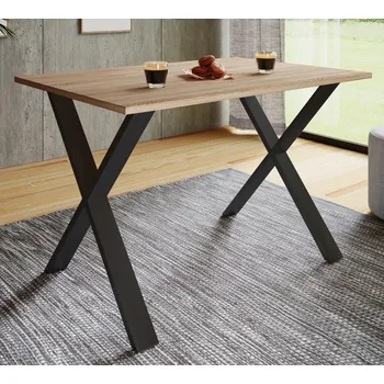 Jídelní stůl VCM Jídelní stůl Xona 110x50 X-nohy, dub sonoma 487719