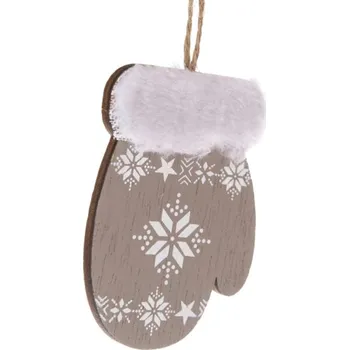Vánoční dekorace Závěsná dekorace Rukavice 2ks