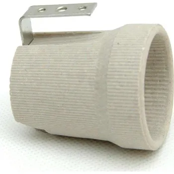 Objímka na žárovku 4x keramická objímka žárovky E27 s držákem