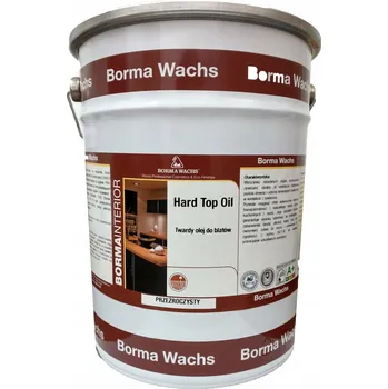 barva a nátěr na dřevo MATNÝ OLEJ NA DŘEVĚNÉ DESKY 5L 6020 BORMA