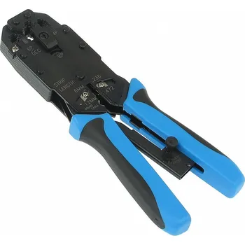 Krimpovací kleště Kleště Conexpro TK45P Krimpovací, profi, s ráčnou pro konektory RJ45, RJ9, RJ11 a RJ12 TK45P