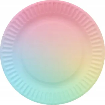 Talíř Talířky GoDan duha 18 cm 6 ks