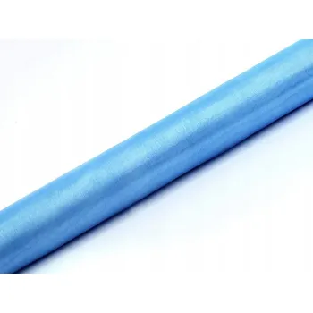 Organza šifon hladká modrá 0,36 x 9 m