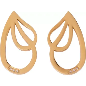 Náušnice Náušnice Xuping pozlacené z chirurgické oceli