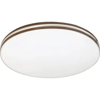 Bílé pruhované LED stropní Stropní Svítidlo do ložnice, kulatý 34 cm, 3000K, Rabalux