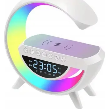 Lampička Stolní lampička Appio s funkcí Sound Machine, bílá, výkon až 5 W