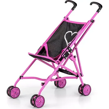 Kočárek pro panenku dětský golfový kočárek pro panenky MILLY MALLY Julia Prestige Black